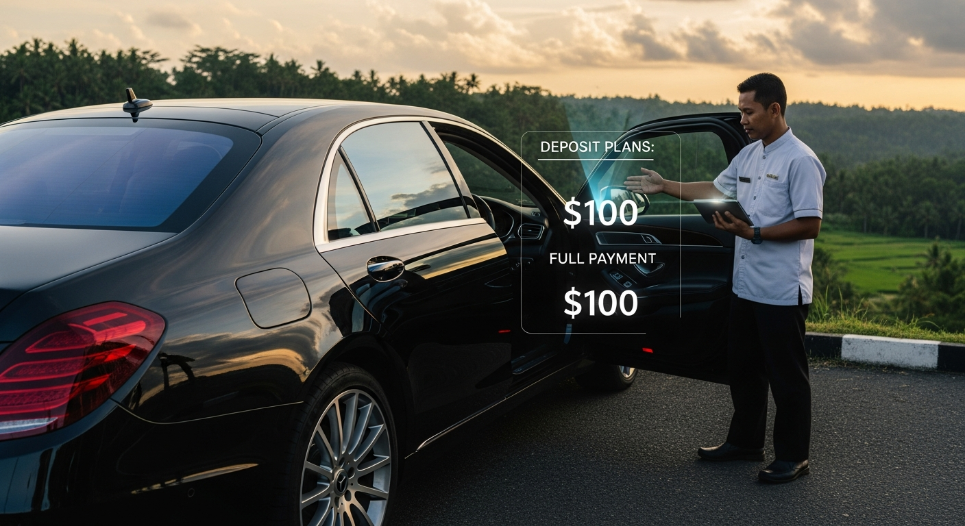 Cost of Private Luxury Transport in Bali 2027: $100 Deposit Plans vs. Full Payment